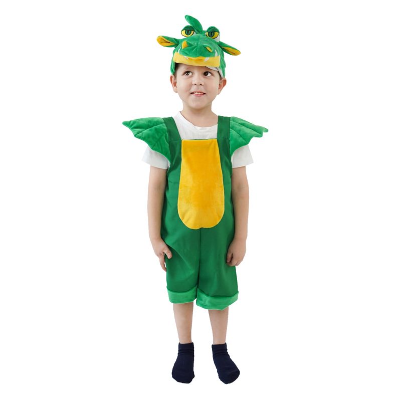 Карнавальный костюм "Дракончик зеленый"