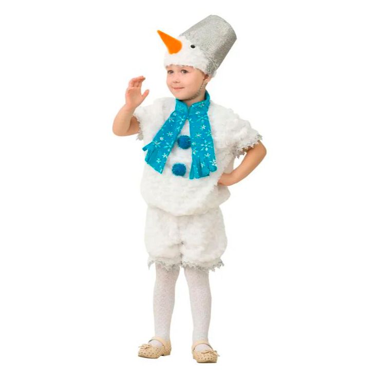 Карнавальный костюм "Снеговичок Снеговишка"