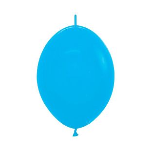 Линколун Голубой, Пастель / Light blue, латексный шар