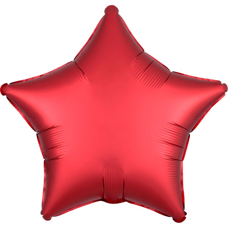 Звезда Красный Ягодный Сатин Люкс в упаковке / Satin Luxe Sangria