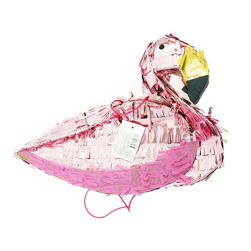 Пиньята фольгированная "Фламинго" Розовый УЦЕНКА