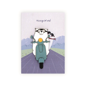 Открытка "Молодожены" Ручная работа