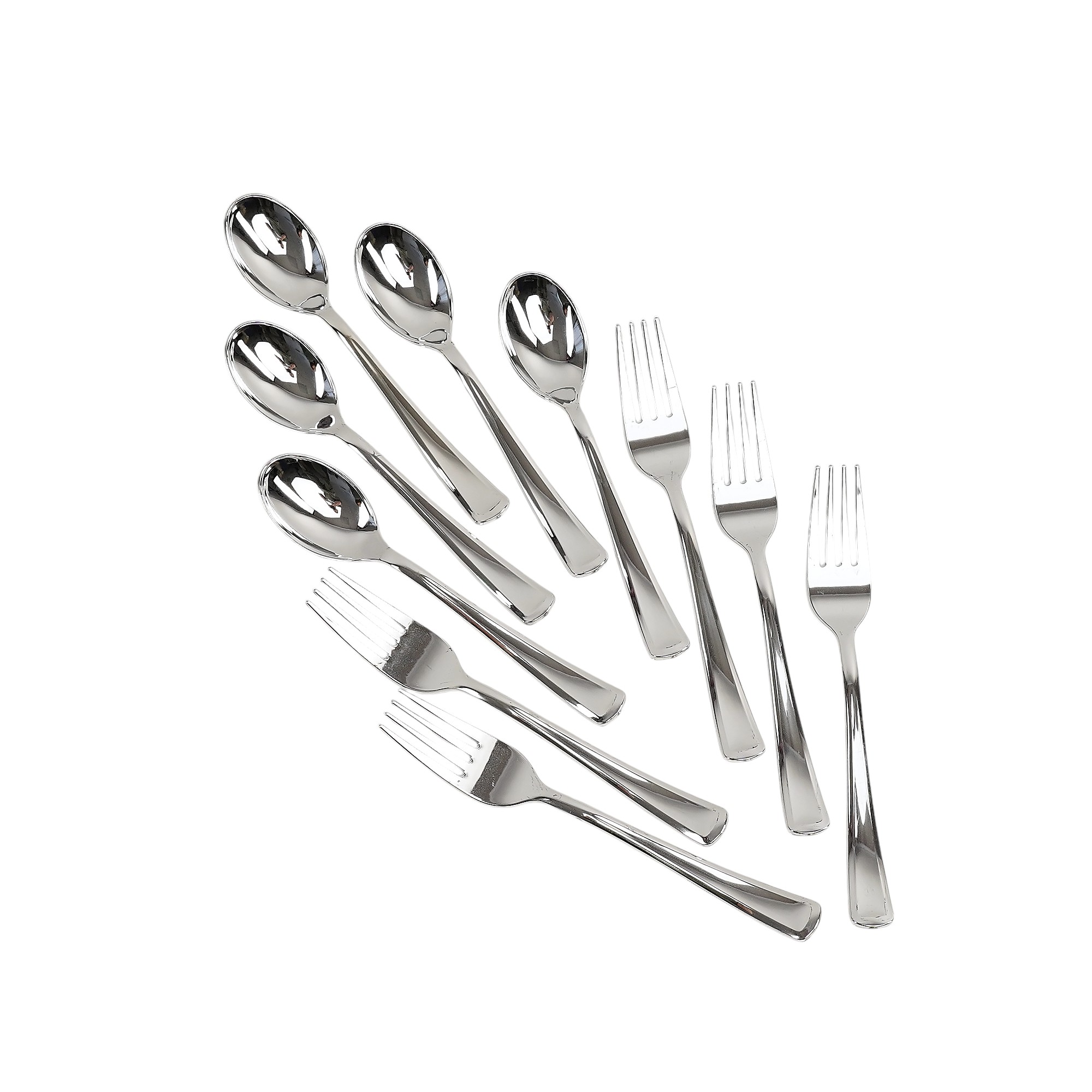 Набор столовых приборов Серебро (вилки, ложки)