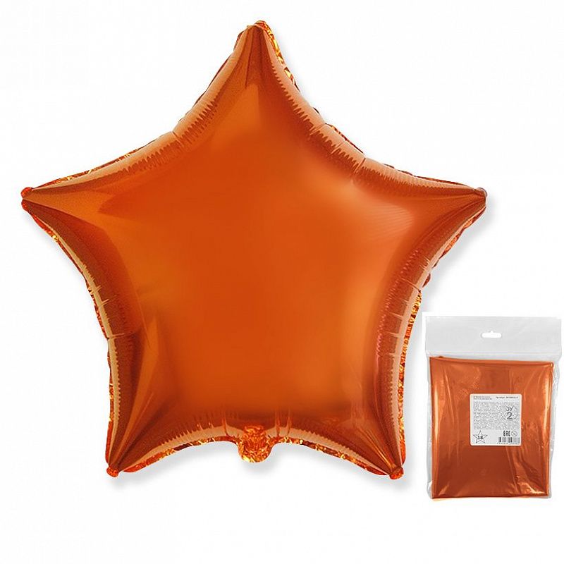 Звезда Оранжевый в упаковке / Orange