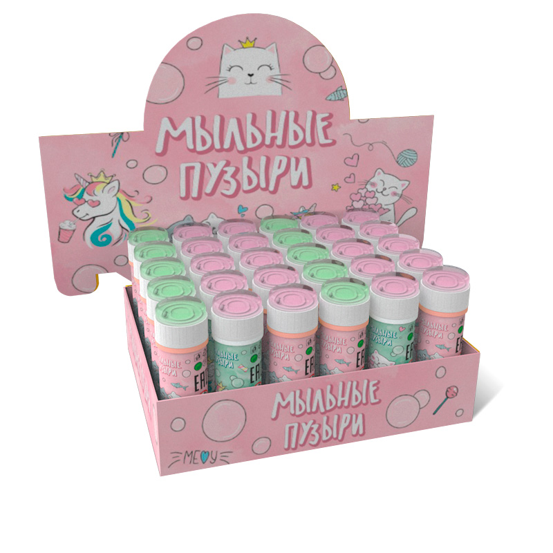 Мыльные пузыри "Единорожки и Котики"