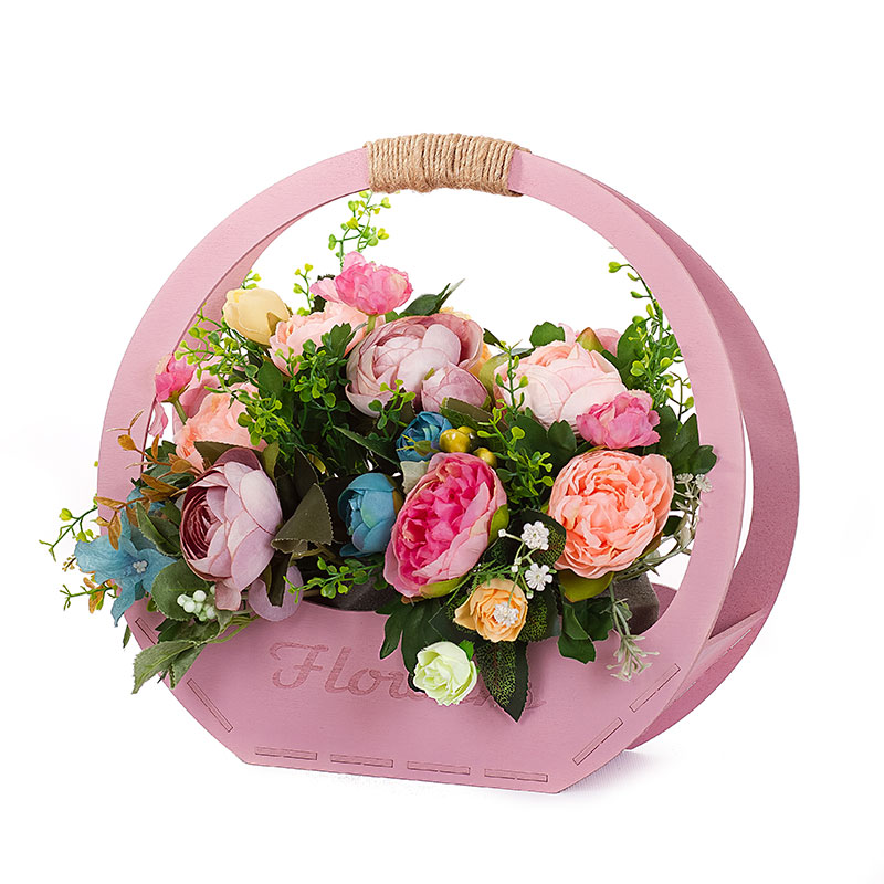 Деревянный ящик для цветов "Кольцо Большое Flowers"