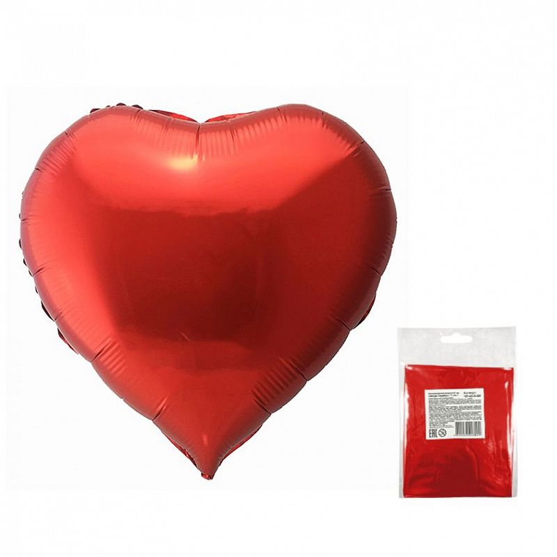 Сердце Красный в упаковке / Red (НДС 10%)