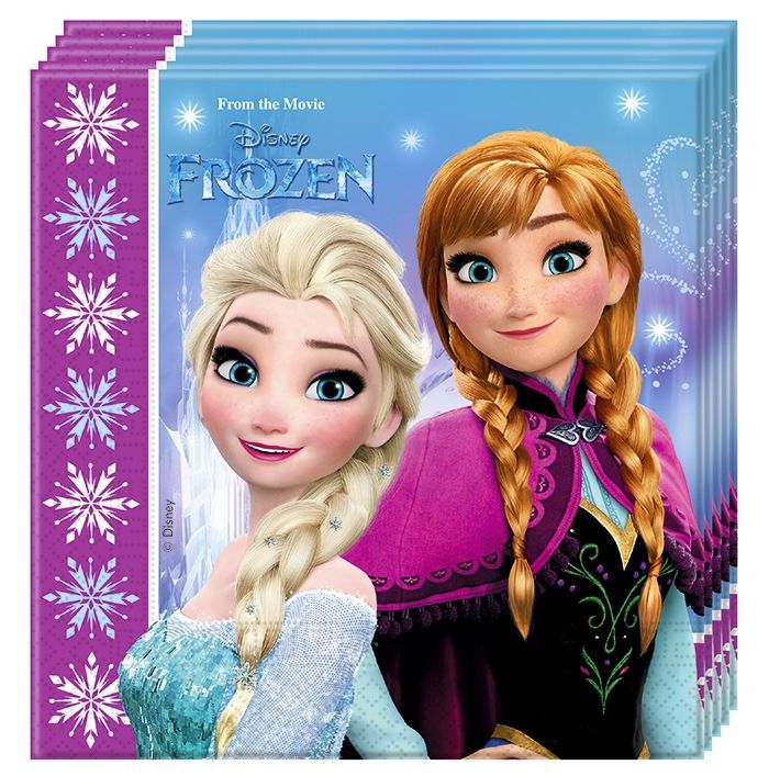 Салфетки "Холодное Сердце" Северное сияние / Frozen Northern Lights