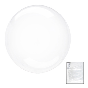 Сфера 3D прозрачная в упаковке, воздушный шар