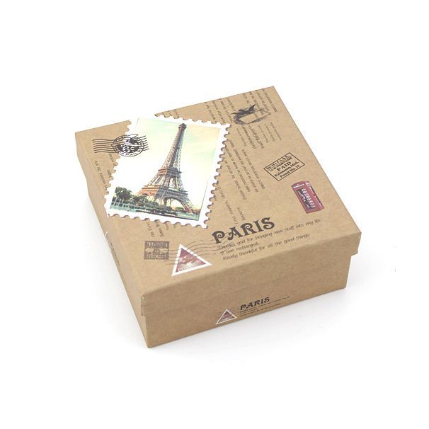 Набор подарочных коробок 3 в 1 "Париж" Крафт