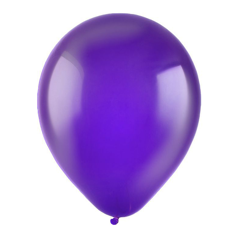 Фиолетовый, Кристал / Violet, латексный шар