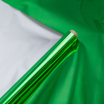 Полисилк Зеленый/Серебро