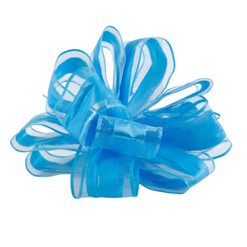 Подарочный Бант-шар "Идеал" Голубой Макаронс