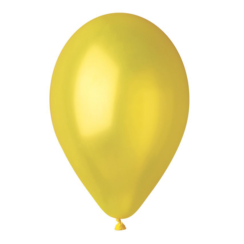 Желтый 30, Металл / Yellow 30, латексный шар