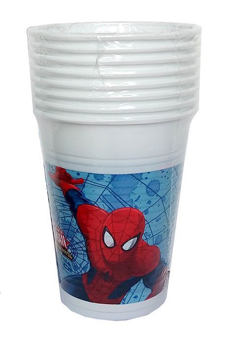 Стаканы пластиковые "Человек-Паук" / Ultimate Spiderman Web Warriors