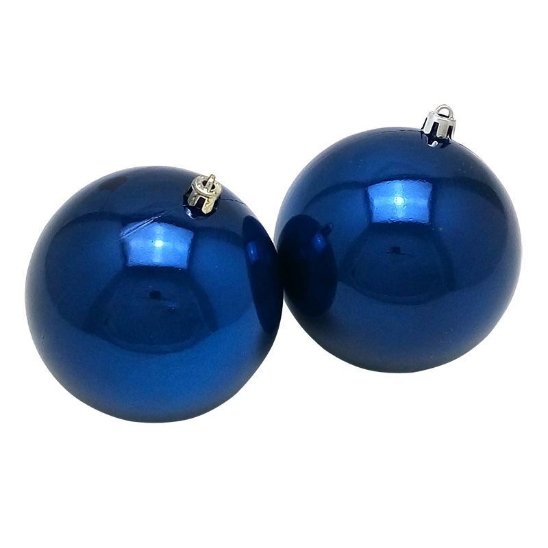 Новогодние шары Темно-синие (перламутровые)