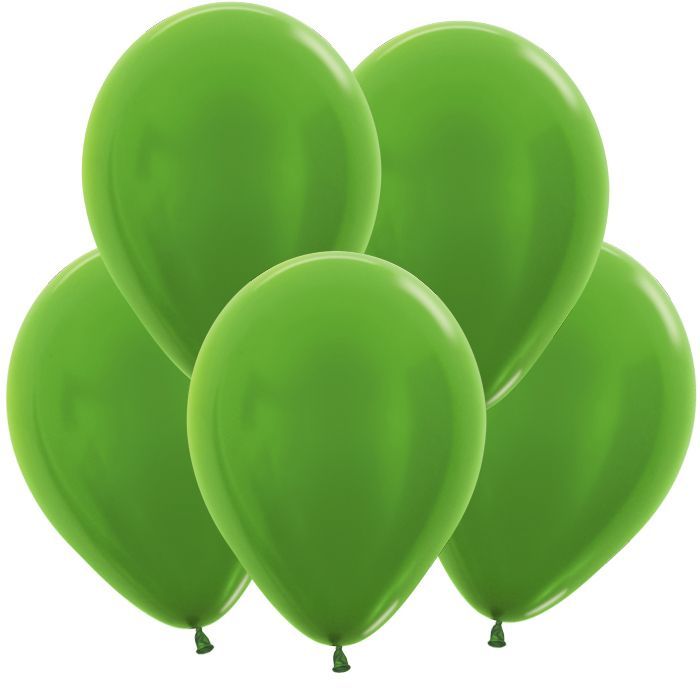 Светло-зеленый, Метал / Key Lime, латексный шар