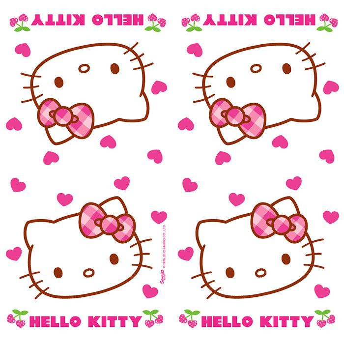 Салфетки "Хэллоу-Китти" / Hello Kitty Hearts