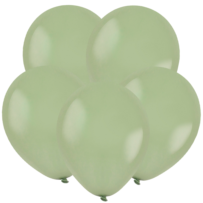 Серо-зеленый, Пастель / Winter green, латексный шар