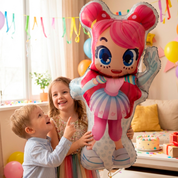 Геройчики Пинки фигура в упаковке, фольгированный шар