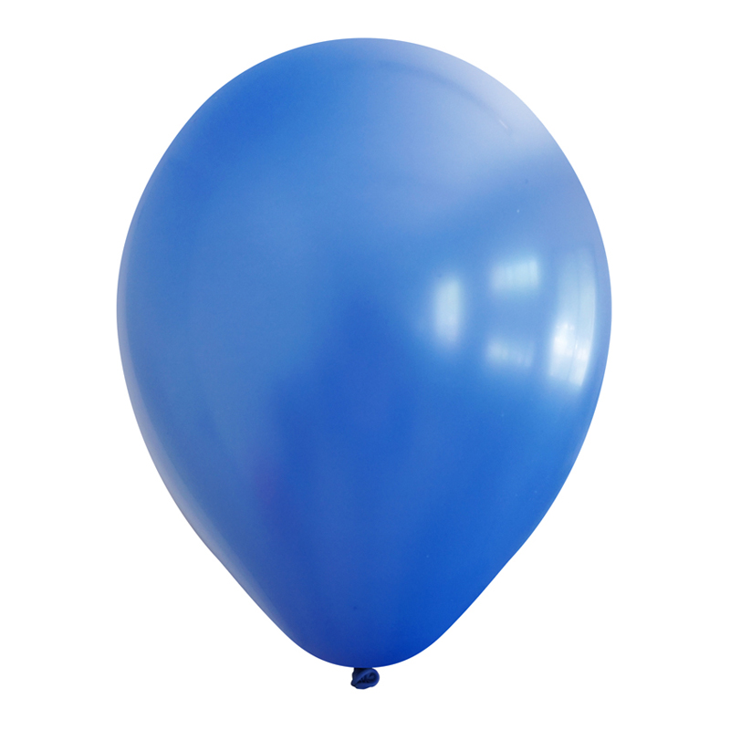 Синий, Пастель / Dark Blue, латексный шар