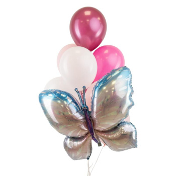 Набор шаров "Бабочка нежная" 9 в 1