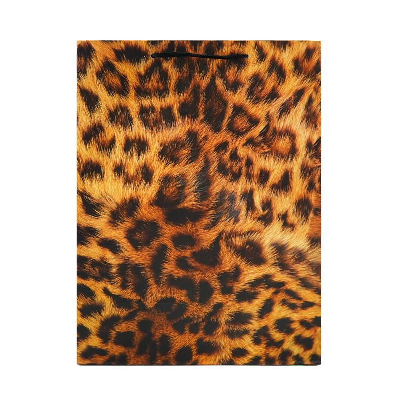 Пакет подарочный "Леопардовый" 