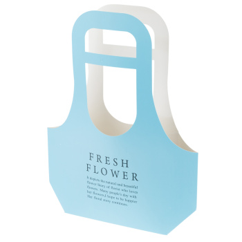 Пакет подарочный "Fresh Flowers", тиффани