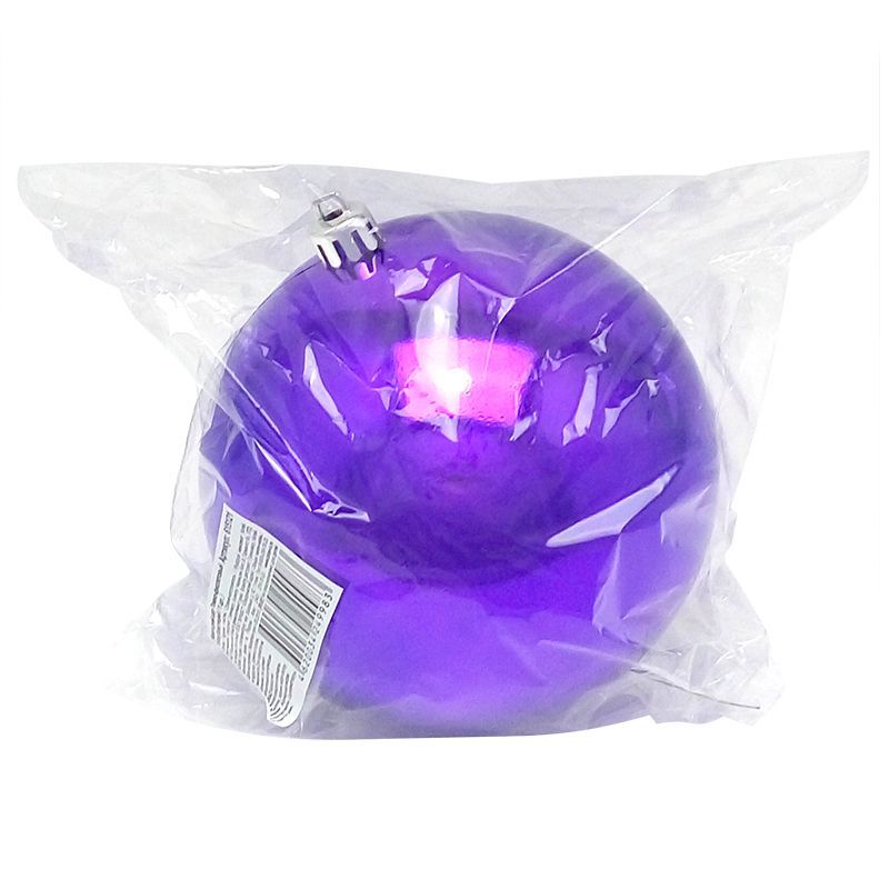 Новогодний шар Темно-фиолетовый (блестящий)