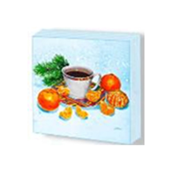 Салфетки Мандарины, двухслойные
