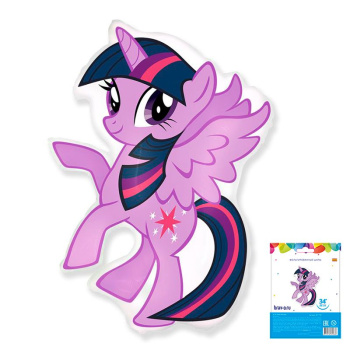  Пони Искорка /Twilight Sparkle в упаковке, фольгированный шар