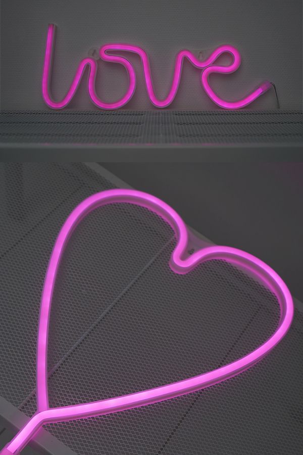 светодиотка сердце + love