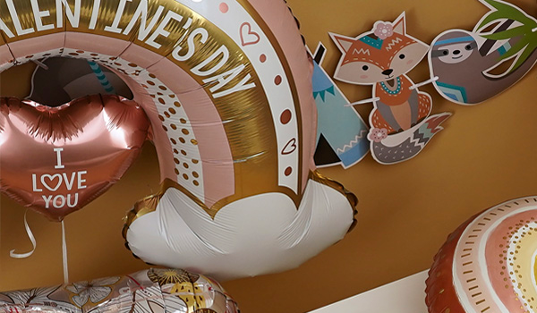 Бохо крылья шары