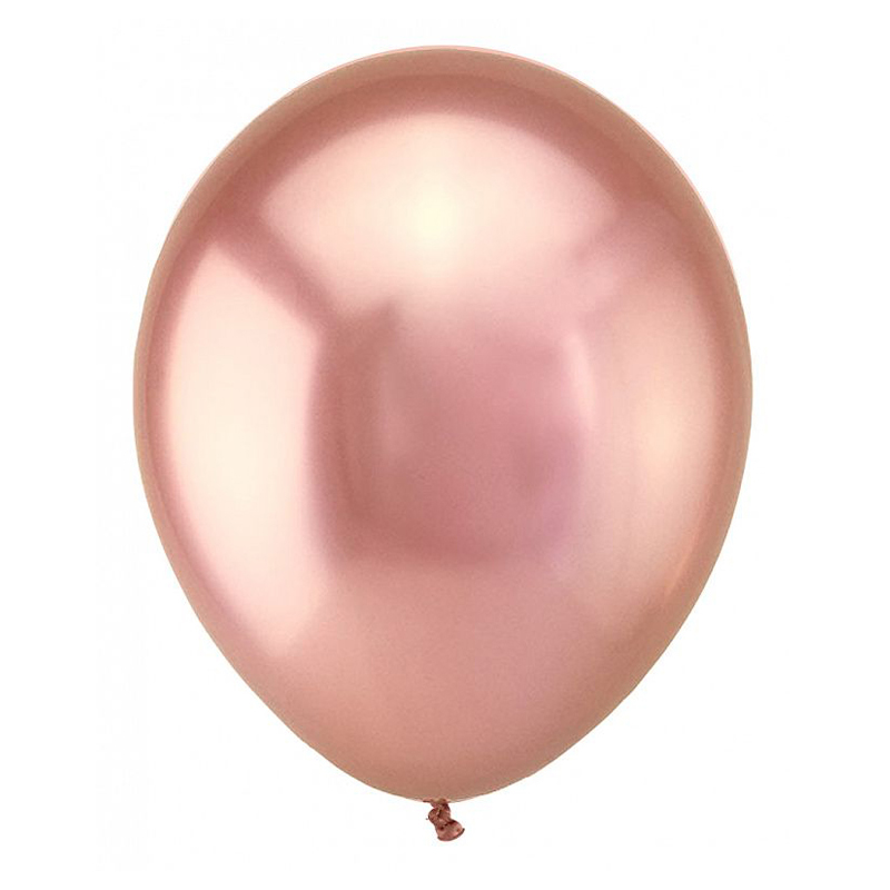 Розовое золото, Зеркальные шары / Mirror Rose Gold, латексный шар
