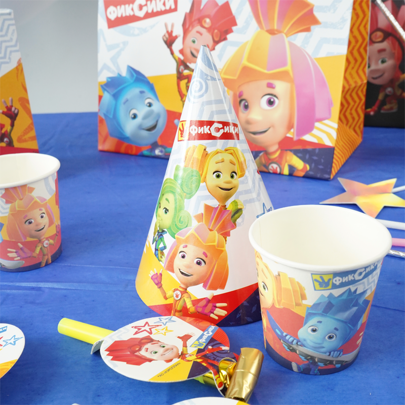 Стаканы бумажные "Фиксики"