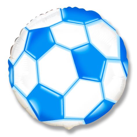 Футбольный мяч (Синий)