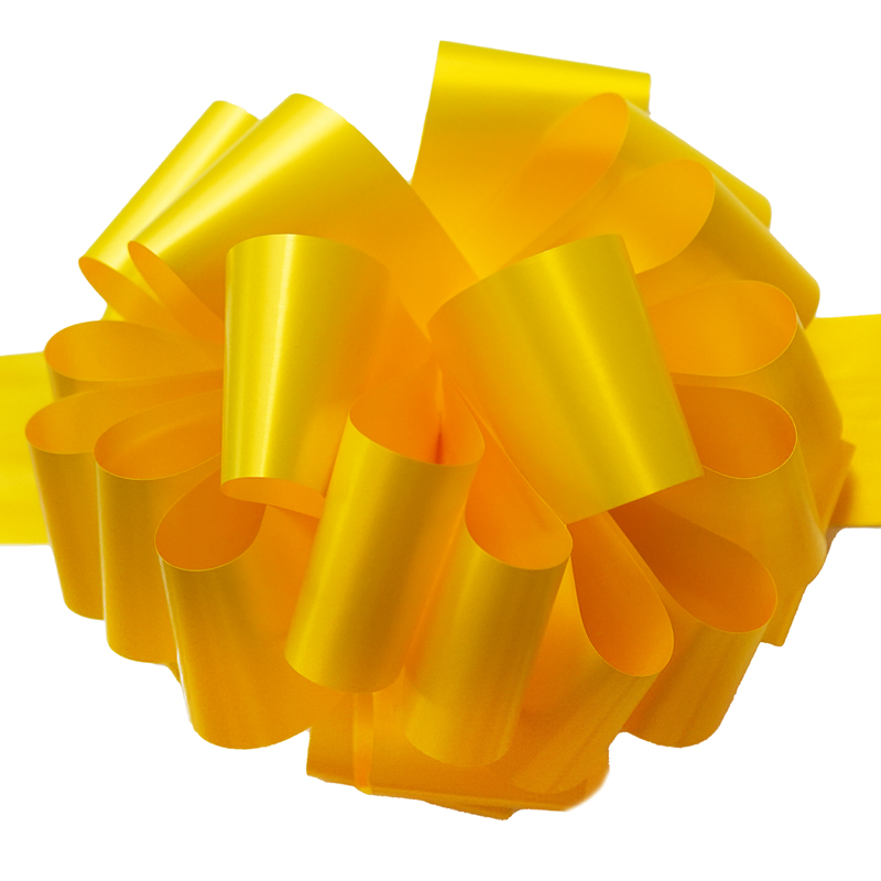 Подарочный Бант-шар "Гигант" Желтый 