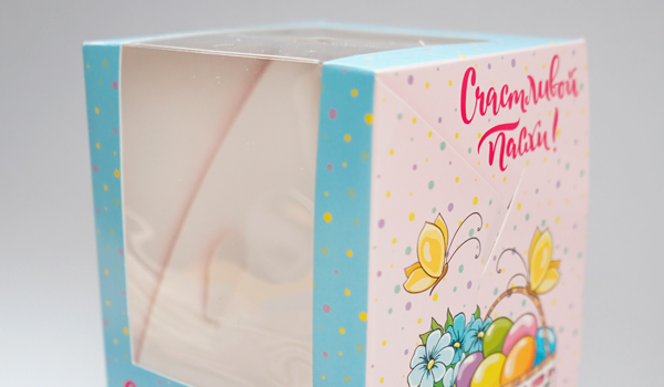 Коробка с окном, Счастливой Пасхи