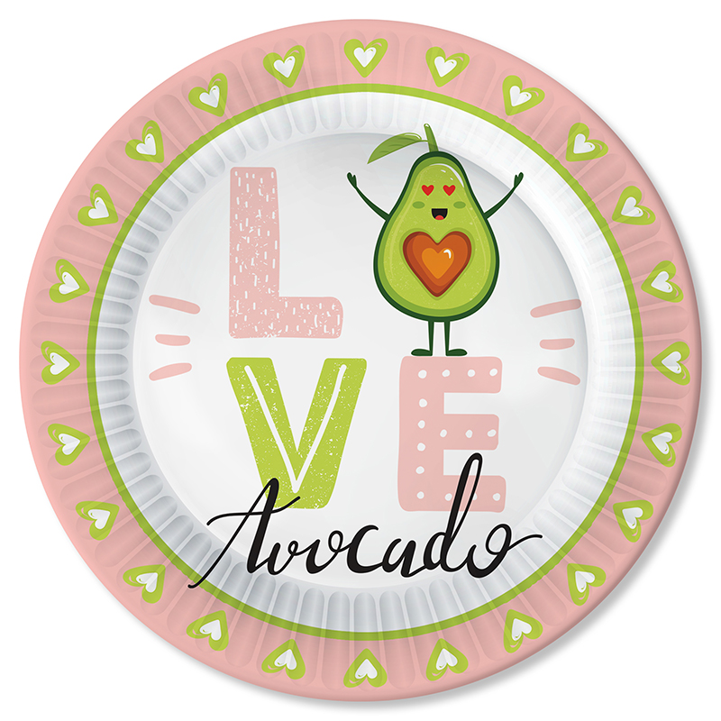 Тарелки "Love Авокадо" 