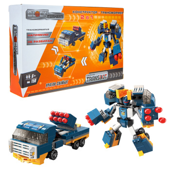 Конструктор 1TOY Blockformers Transbot "Ураган-Скайбот"