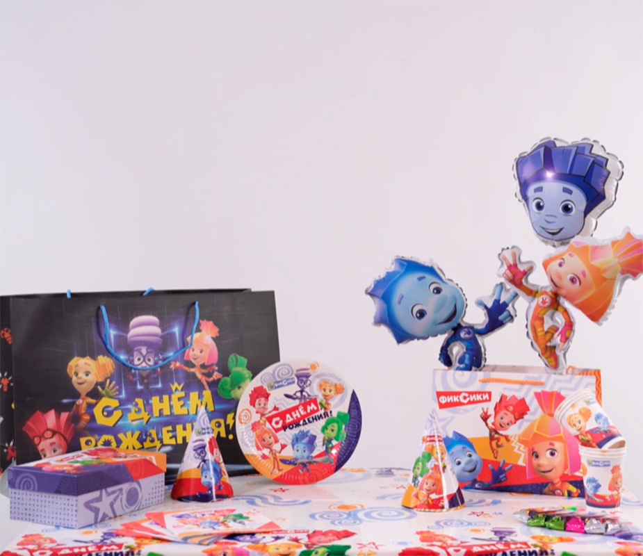 Фиксики Симка в упаковке, фольгированный шар