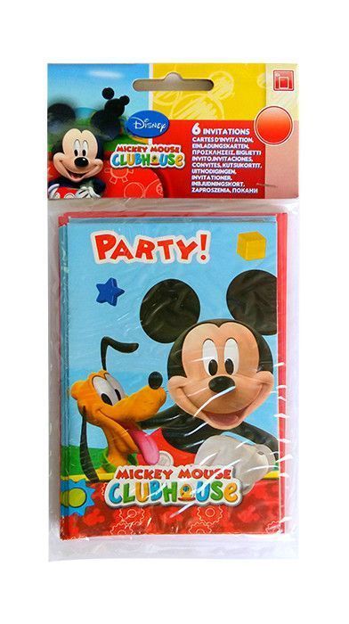Приглашения "Игривый Микки Маус" / Playful Mickey