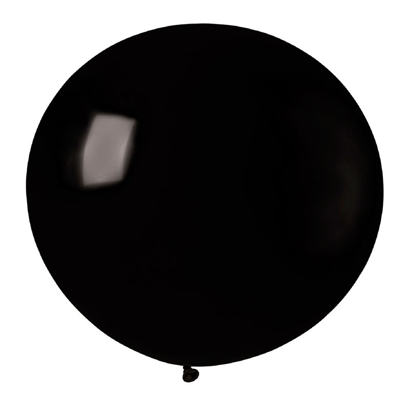 Черный 14, Пастель / Black / Латексный шар