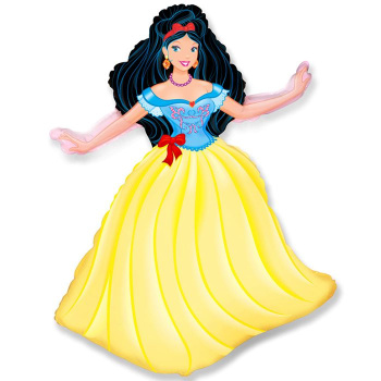 Леди бантик, фольгированный шар