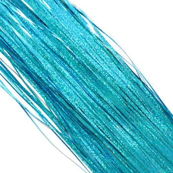 Дождик Голубой голографический двухслойный (20*50 см)