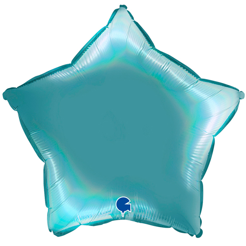 Звезда Небесный платина голография, фольгированный шар