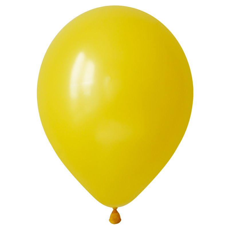 Желтый, Пастель / Yellow, латексный шар