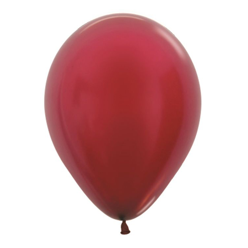 Бургундия, Метал / Burgundy, латексный шар