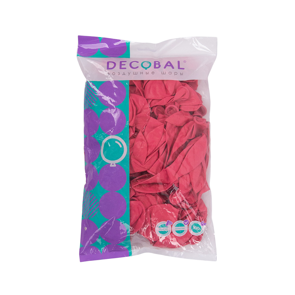 Розовый, Пастель / Rose, латексный шар