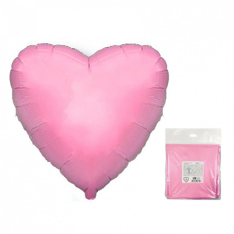 Сердце Розовый в упаковке / Pink